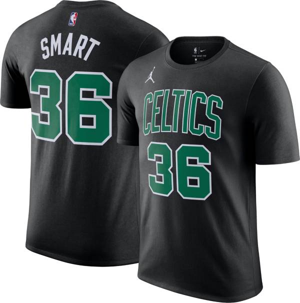 Jordan Men's Boston Celtics Marcus Smart #36 Black Player T-Shirt product image