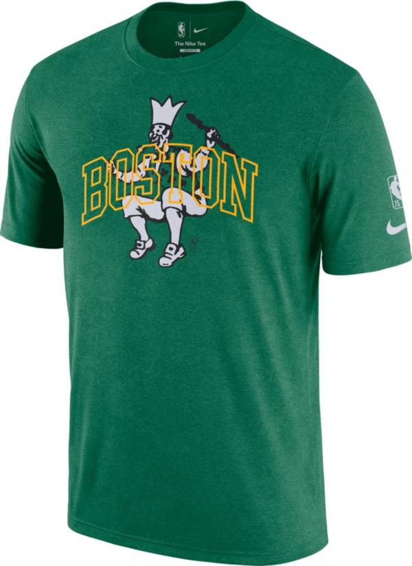 Nike Men's 2021-22 City Edition Boston Celtics Green T-Shirt