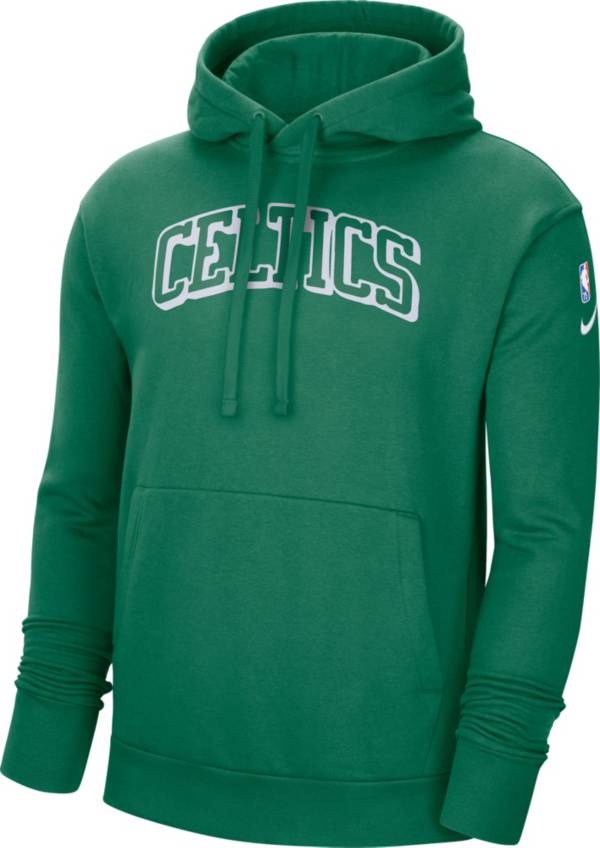Nike Men's 2021-22 City Edition Boston Celtics Green Essential Pullover Hoodie