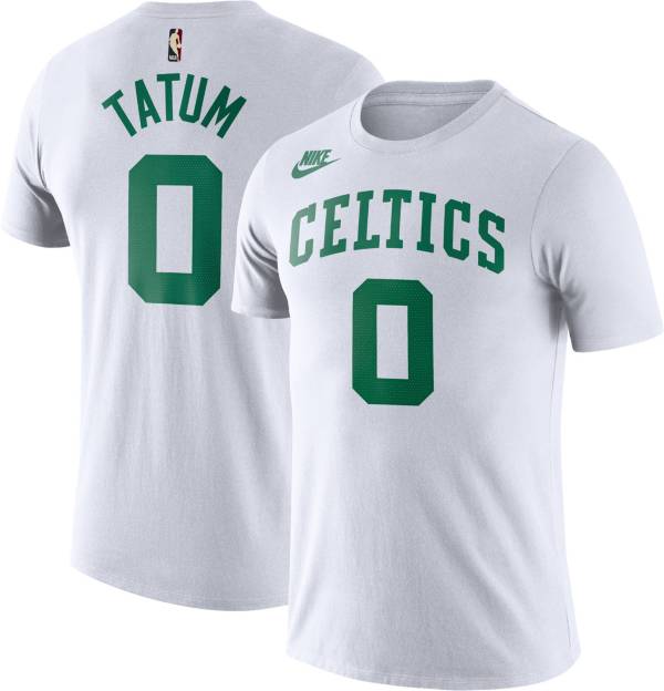 Nike Men's Year Zero Boston Celtics Jayson Tatum #0 White Player T-Shirt