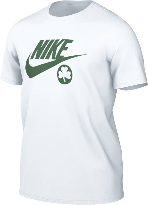 Nike Men's Boston Celtics White Futura T-Shirt