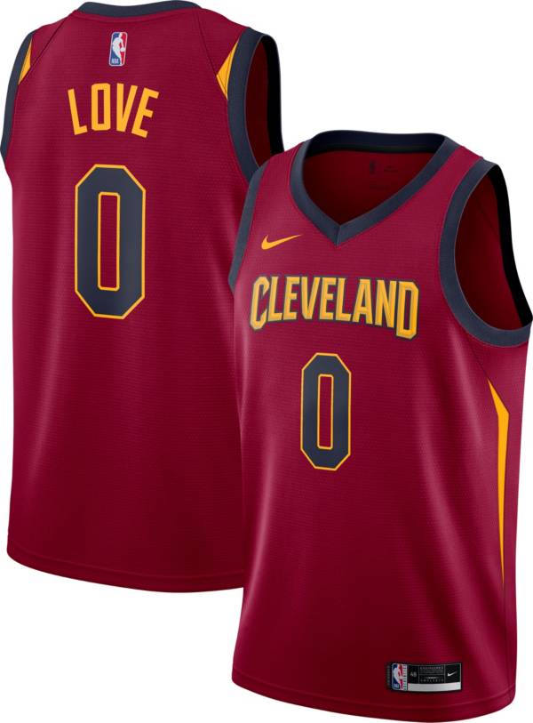 Nike Men's Cleveland Cavaliers Kevin Love #0 Red Dri-FIT Icon Edition Jersey