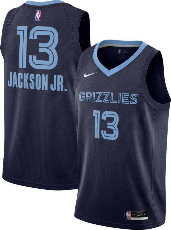 Nike Men's Memphis Grizzlies Jaren Jackson Jr. #13 Navy Dri-FIT Icon Edition Jersey