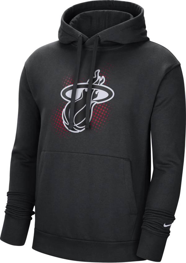 Nike Men's Miami Heat Black Pullover Fleece Hoodie