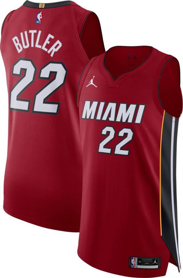 Jordan Men's Miami Heat Jimmy Butler Red Statement Swingman Jersey product image