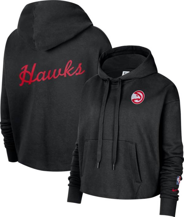 Nike Women's Atlanta Hawks Black Pullover Fleece Hoodie