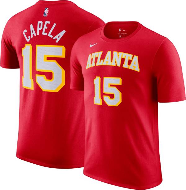 Nike Men's Atlanta Hawks Clint Capela #15 Red T-Shirt product image