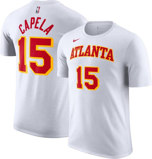 Nike Men's Atlanta Hawks Clint Capela #15 White T-Shirt