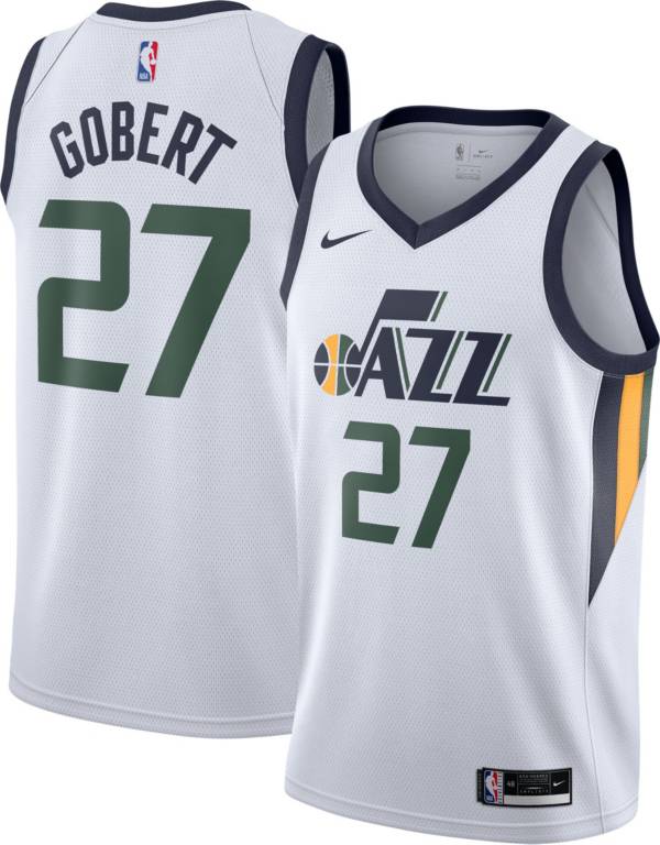 Nike Men's Utah Jazz Rudy Gobert White Association Jersey