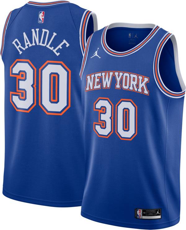 Jordan Men's New York Knicks Julius Randle #30 Royal Dri-FIT Swingman Jersey