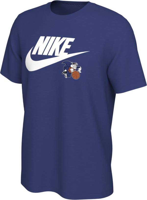 Nike Men's New York Knicks Blue Futura T-Shirt