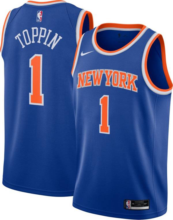 Nike Men's New York Knicks Obi Toppin Statement Jersey