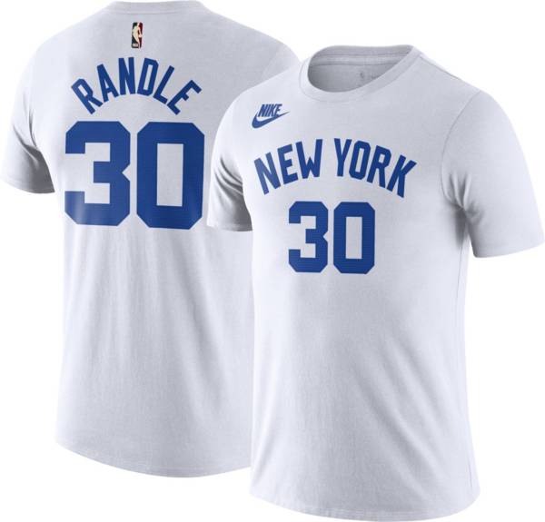 Nike Men's Year Zero New York Knicks Julius Randle #30 White Player T-Shirt