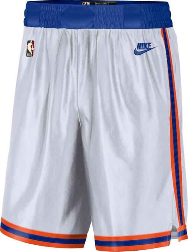 Nike Men's New York Knicks White Dri-Fit Swingman Shorts