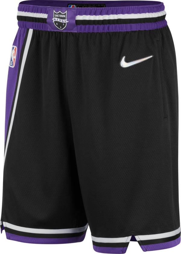 Nike Men's 2021-22 City Edition Sacramento Kings Black Dri-Fit Swingman Shorts