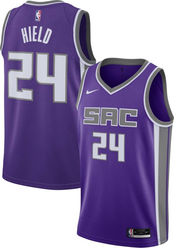 Nike Men's Sacramento Kings Buddy Hield #24 Purple Dri-FIT Icon Edition Jersey