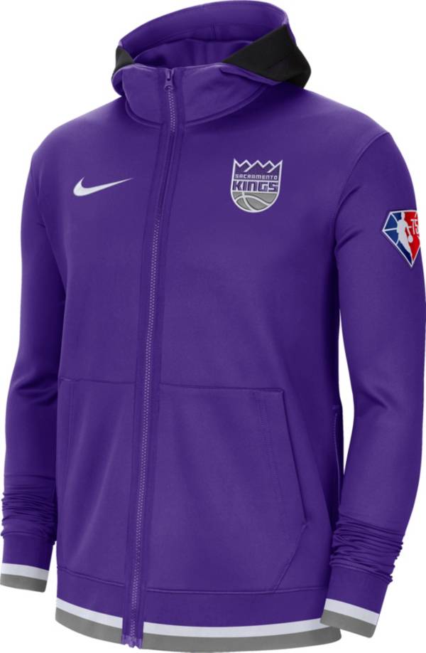 Nike Men's Sacramento Kings Purple Dri-Fit Hoodie