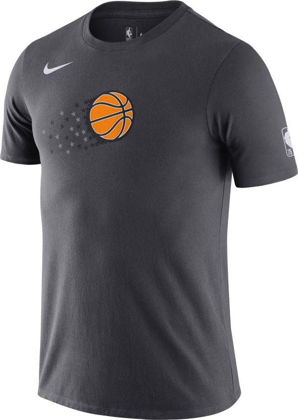 Nike Men's 2021-22 City Edition Orlando Magic Gray Dri-Fit Logo T-Shirt