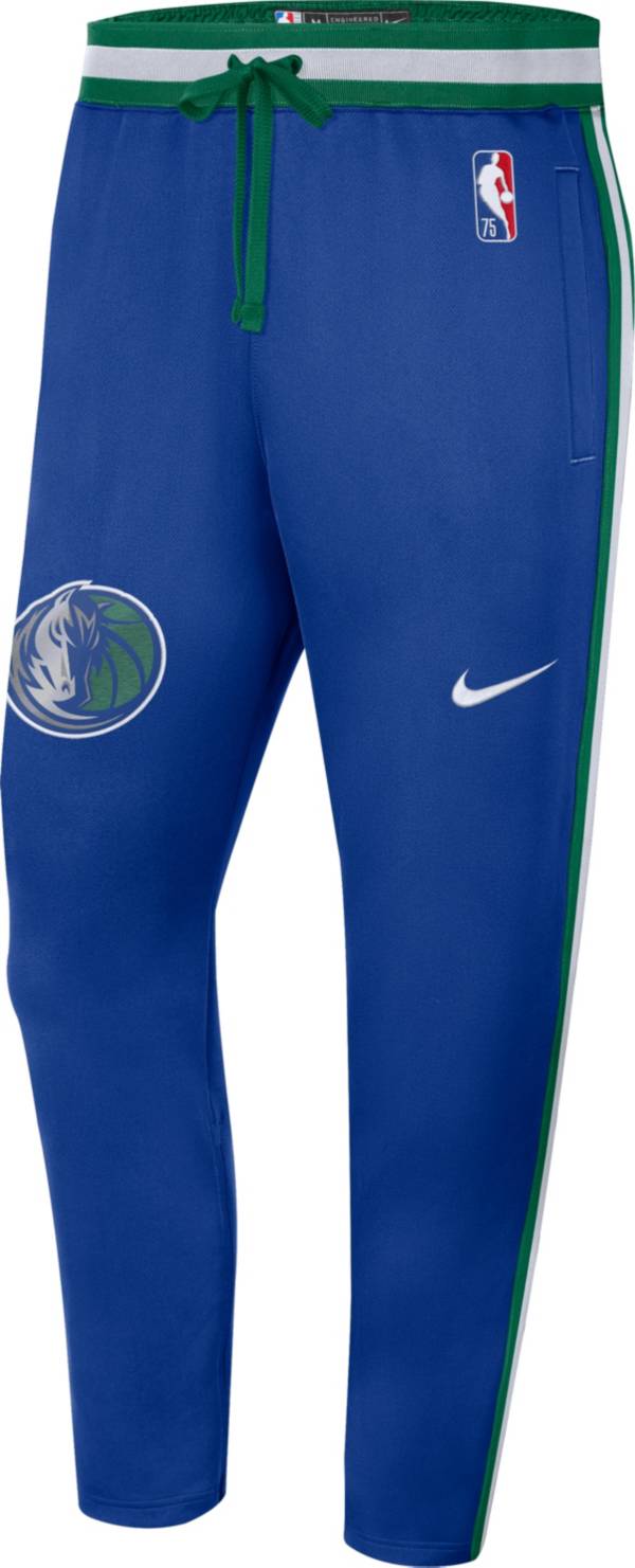 Nike Men's 2021-22 City Edition Dallas Mavericks Blue Showtime Dri-Fit Sweatpants