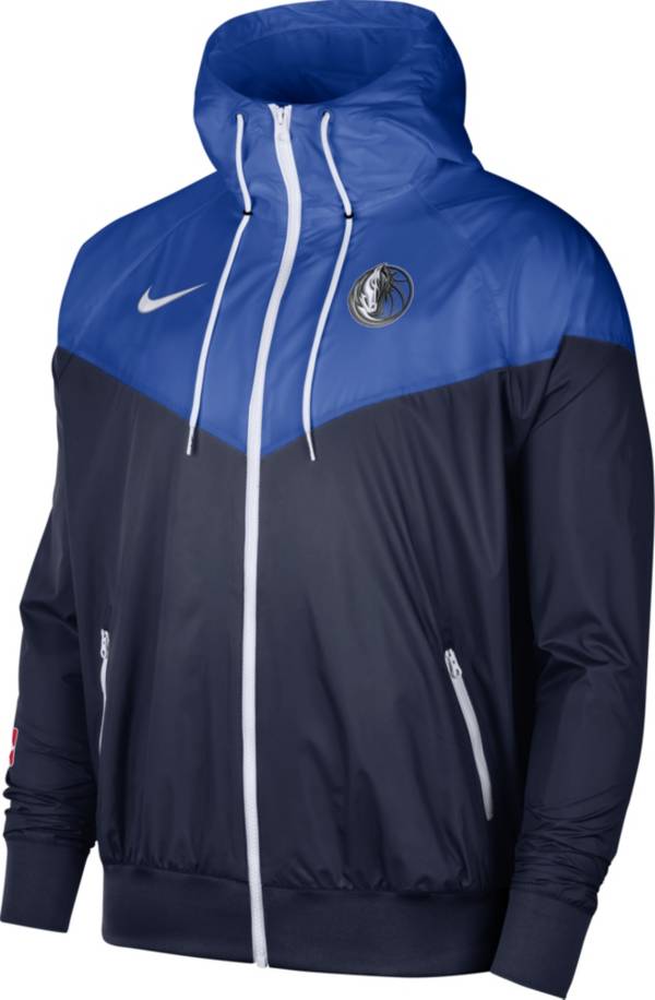 Nike Men's Dallas Mavericks Blue Lightweight Windrunner Jacket