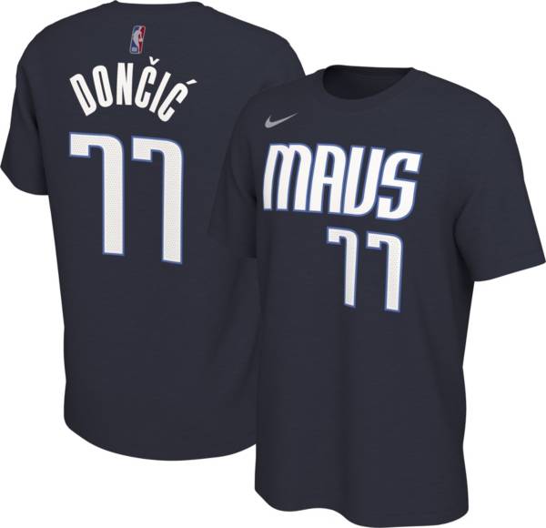 Nike Men's 2021 Earned Edition Dallas Mavericks Luka Doncic T-Shirt
