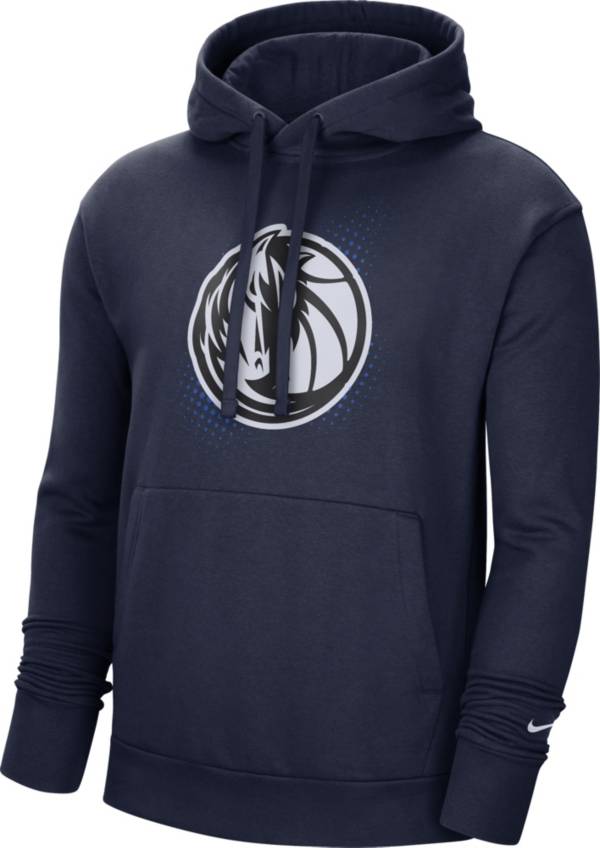 Nike Men's Dallas Mavericks Navy Pullover Fleece Hoodie
