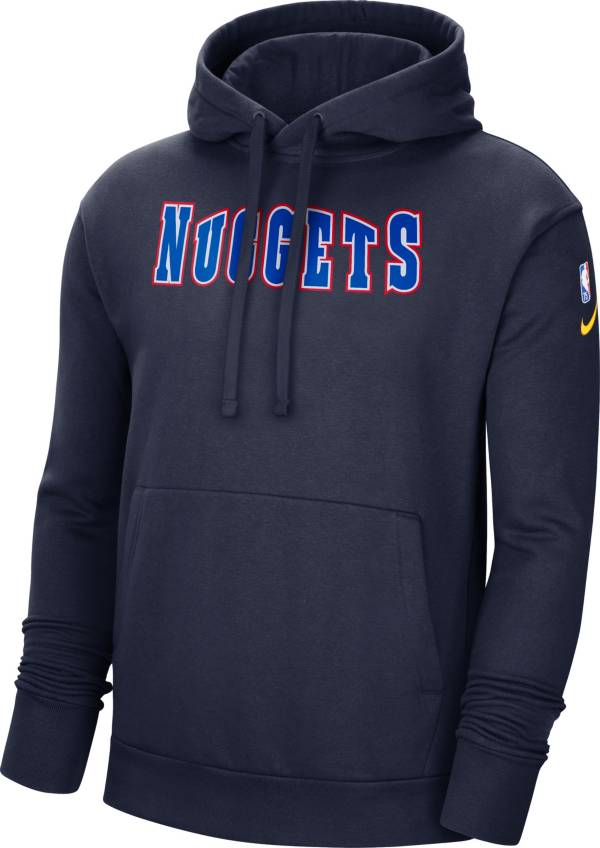Nike Men's 2021-22 City Edition Denver Nuggets Blue Essential Pullover Hoodie product image