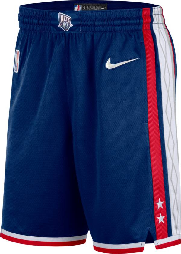 Nike Men's 2021-22 City Edition Brooklyn Nets Blue Dri-Fit Swingman Shorts