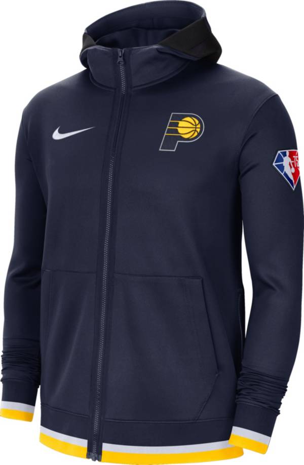 Nike Men's Indiana Pacers Navy Dri-Fit Hoodie