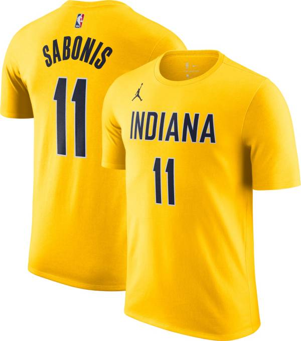 Jordan Men's Indiana Pacers Domantas Sabonis #11 T-Shirt