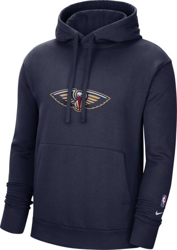 Nike Men's New Orleans Pelicans Navy Fleece Hoodie