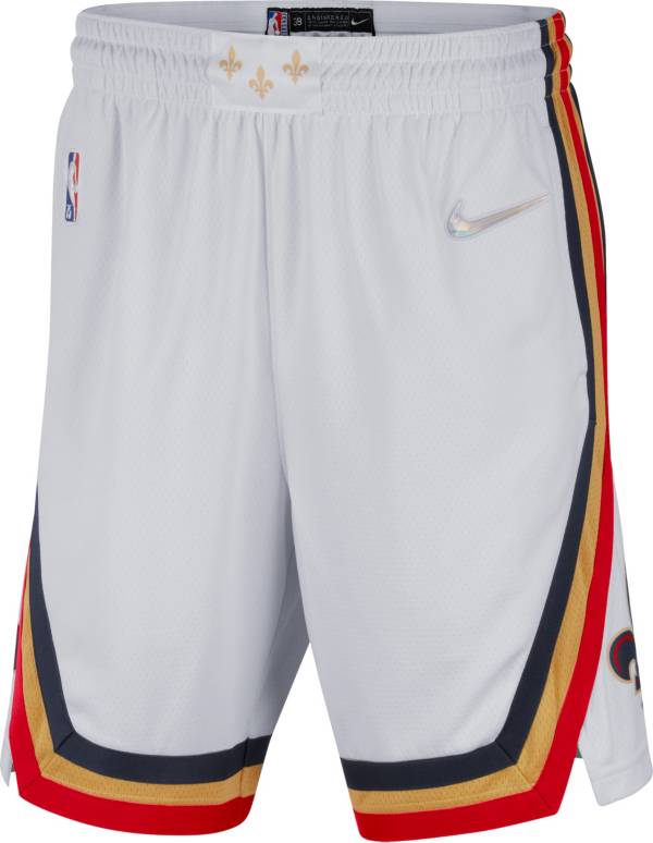 Nike Men's 2021-22 City Edition New Orleans Pelicans White Dri-Fit Swingman Shorts