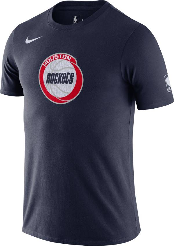 Nike Men's 2021-22 City Edition Houston Rockets Blue Dri-Fit Logo T-Shirt product image