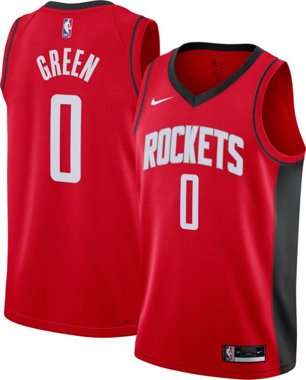 Nike Men's Houston Rockets Jalen Green #0 Red Dri-FIT Swingman Jersey