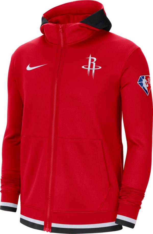 Nike Men's Houston Rockets Red Dri-Fit Hoodie