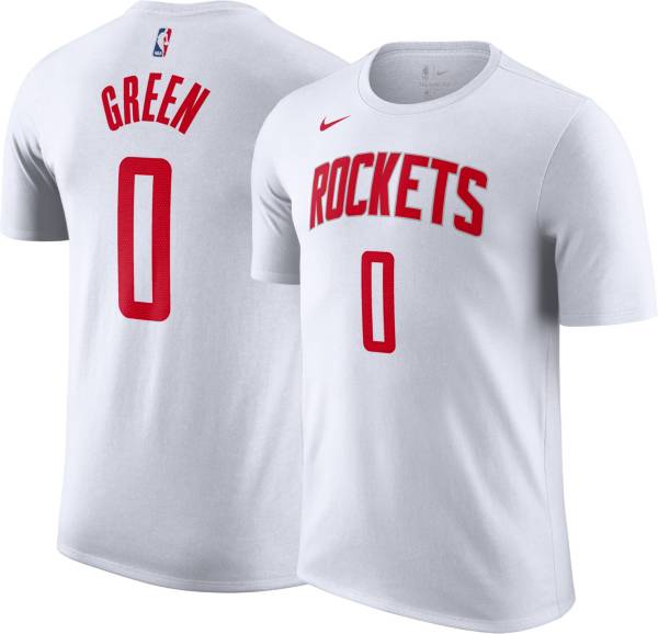 Nike Men's Houston Rockets Jalen Green #0 White Player T-Shirt