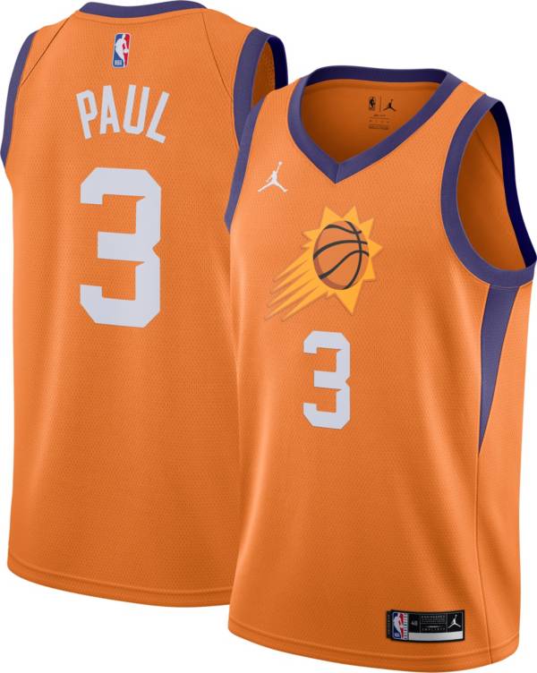 Jordan Men's Phoenix Suns Chris Paul #3 Orange Dri-FIT Swingman Jersey