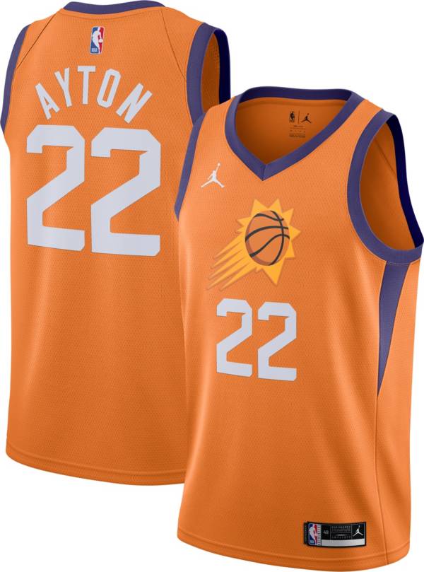 Nike Men's Phoenix Suns Deandre Ayton #22 Orange Dri-FIT Swingman Jersey