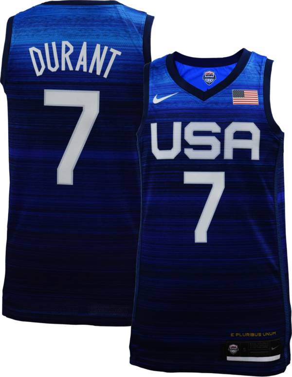 Nike Men's USA Basketball Olympics Kevin Durant #7 Navy Jersey
