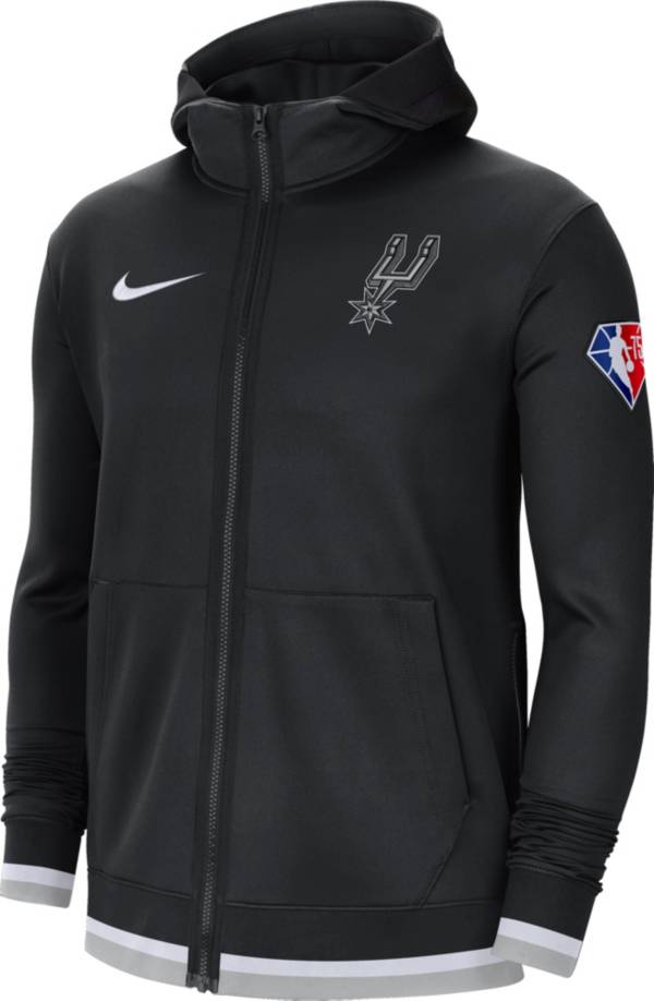Nike Men's San Antonio Spurs Black Dri-Fit Hoodie