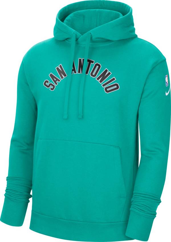 Nike Men's 2021-22 City Edition San Antonio Spurs Green Essential Pullover Hoodie