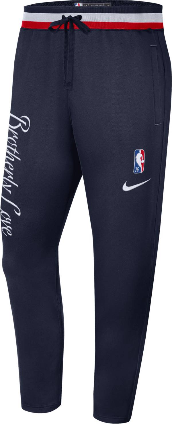 Nike Men's 2021-22 City Edition Philadelphia 76ers Blue Showtime Dri-Fit Sweatpants product image