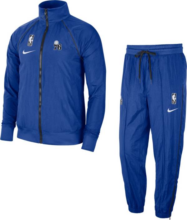 Nike Men's Philadelphia 76ers Navy Track Suit