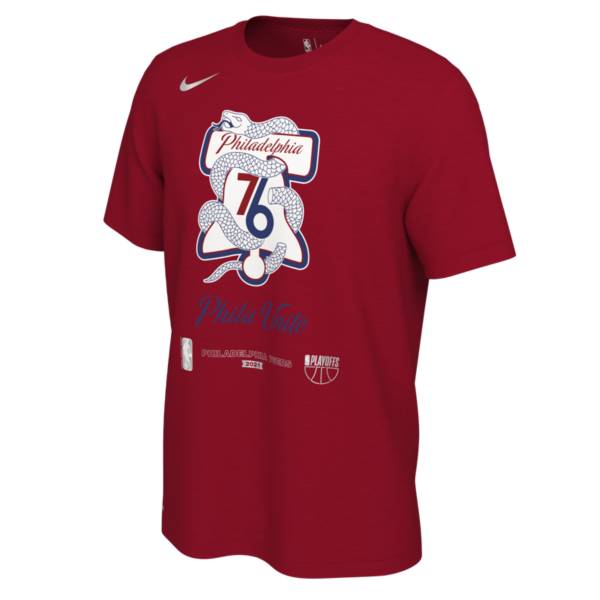 Nike Men's Philadelphia 76ers 2021 Playoffs Mantra T-Shirt