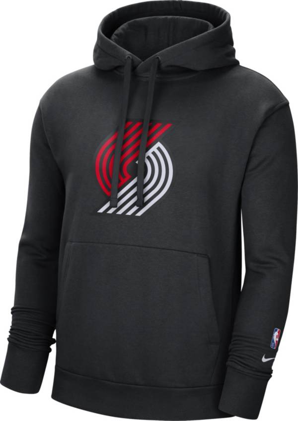 Nike Men's Portland Trail Blazers Black Fleece Hoodie