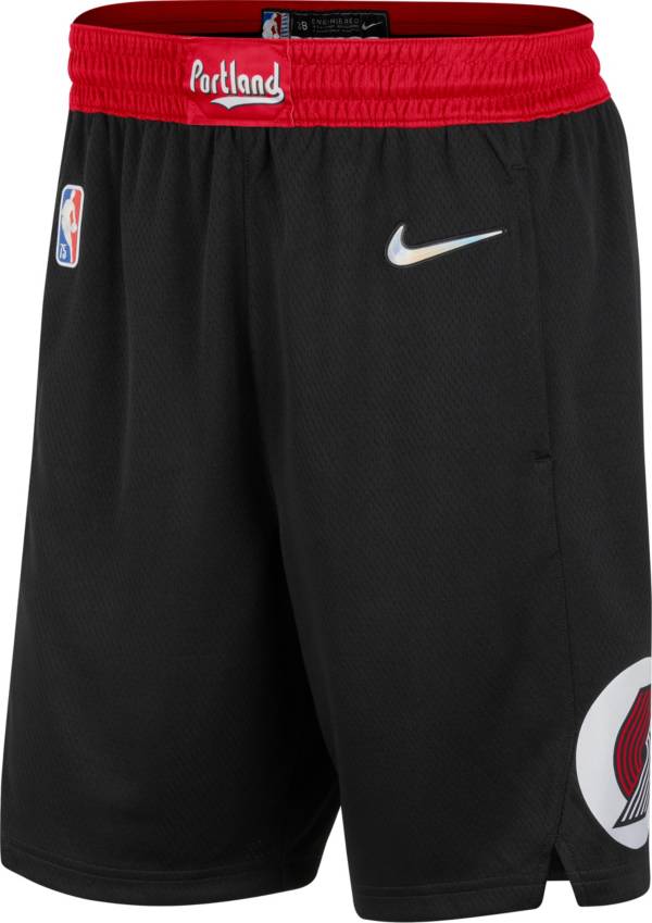 Nike Men's 2021-22 City Edition Portland Trail Blazers Black Dri-Fit Swingman Shorts