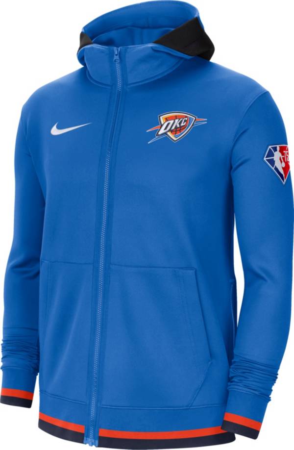 Nike Men's Oklahoma City Thunder Blue Dri-Fit Hoodie