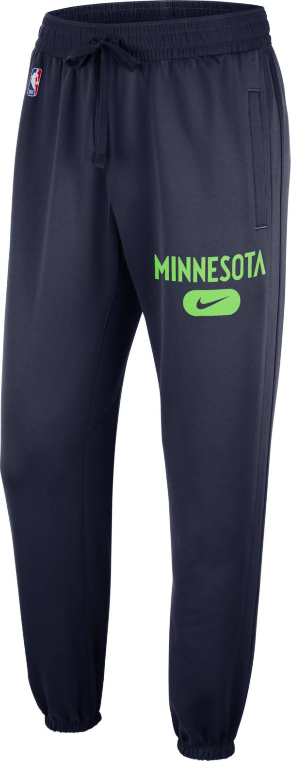 Nike Men's Minnesota Timberwolves Navy Spotlight Sweatpants