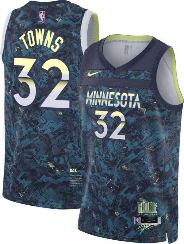 Nike Men's Minnesota Timberwolves Karl-Anthony Towns Rookie-of-the-Year Jersey