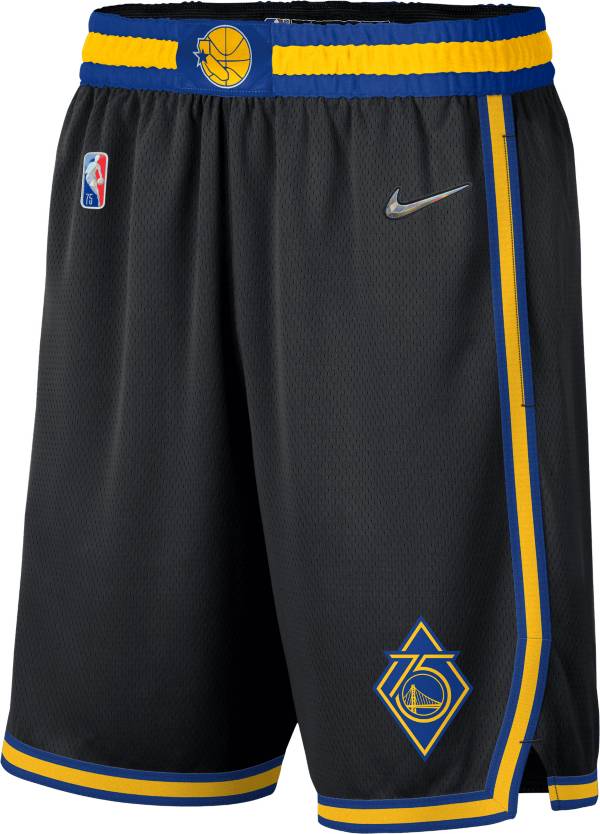 Nike Men's 2021-22 City Edition Golden State Warriors Black Dri-Fit Swingman Shorts product image